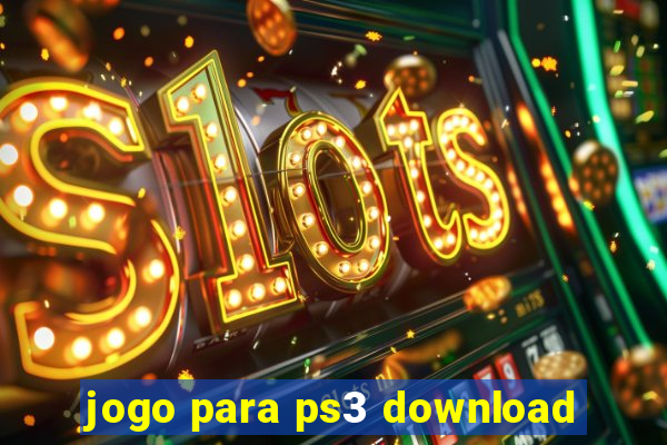 jogo para ps3 download